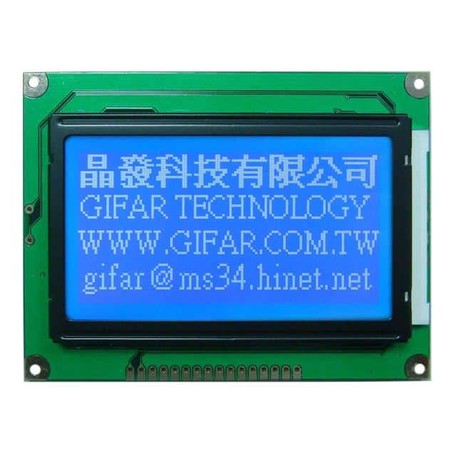 GFE128064E-BNFE3O12 128x64,STN-B,White,93*70, VDD 3.