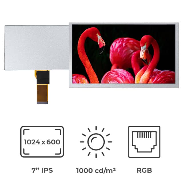RVT70HSTNWN00 7" TFT IPS HIGH BRIGHTNESS