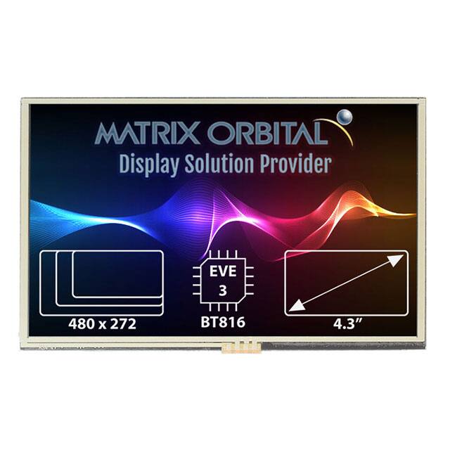 EVE3-43A-BLM-TPR-F32 LCD DISPLAY TFT 4.3" 480X272