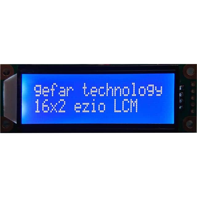 GFR1602C-BNFEJT RS232, STN(BLUE), WHITE, 75.5x26