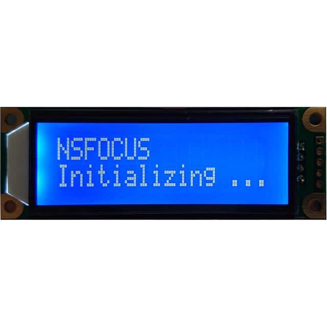 GFR1602C-BNFEJT01 RS232, STN(BLUE), WHITE, 75.5x26