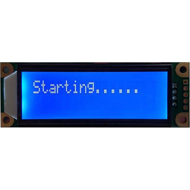 GFR1602C-BNFEJT02 RS232, STN(BLUE), WHITE, 75.5x26
