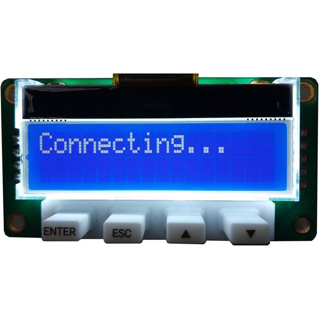GFR1602LC-BNFBJES 16X2STN(BLUE)-N12 O'CLOCKVOP4