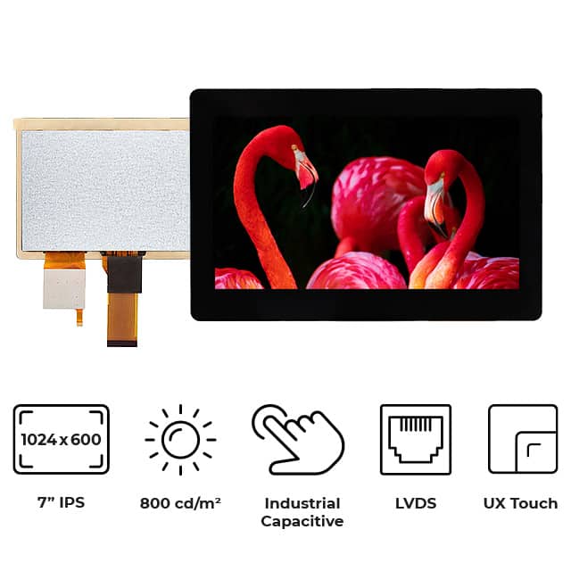 RVT70HSLNWC00 7" TFT IPS PCAP HIGH BRIGHTNESS