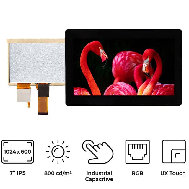 RVT70HSTNWC00 7" TFT IPS PCAP HIGH BRIGHTNESS
