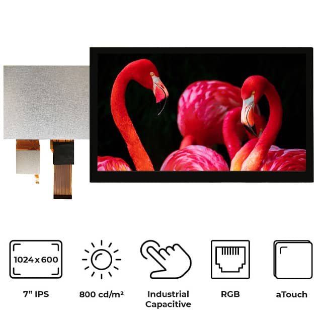 RVT70HSTNWCA0 7" TFT IPS PCAP HIGH BRIGHTNESS