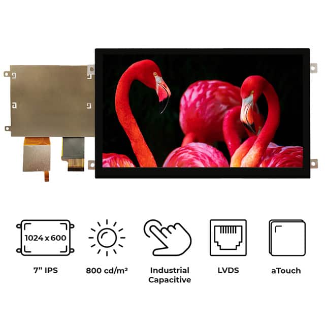 RVT70HSLFWCA0 7" TFT IPS PCAP HIGHBRIGHT FRAME