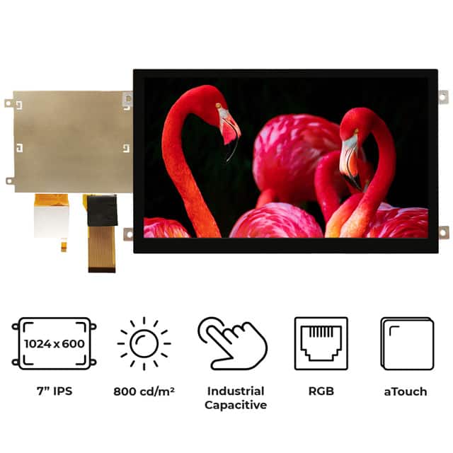 RVT70HSTFWCA0 7" TFT IPS PCAP HIGHBRIGHT FRAME