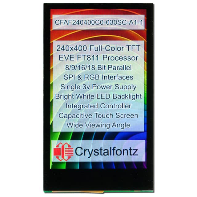 CFAF240400C0-030SC-A1-1 3.0" IPS FT811 CAP TFT