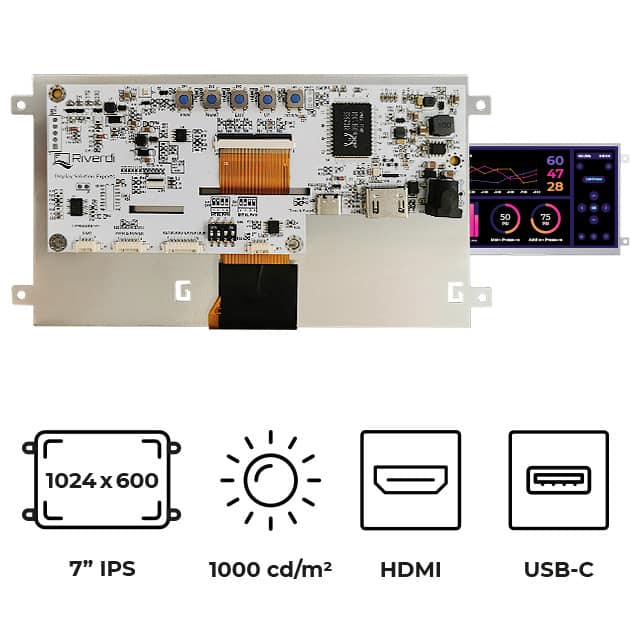RVT70HSHFWN00 7 TFT IPS HDMI HIGH BRIGHT FRAME
