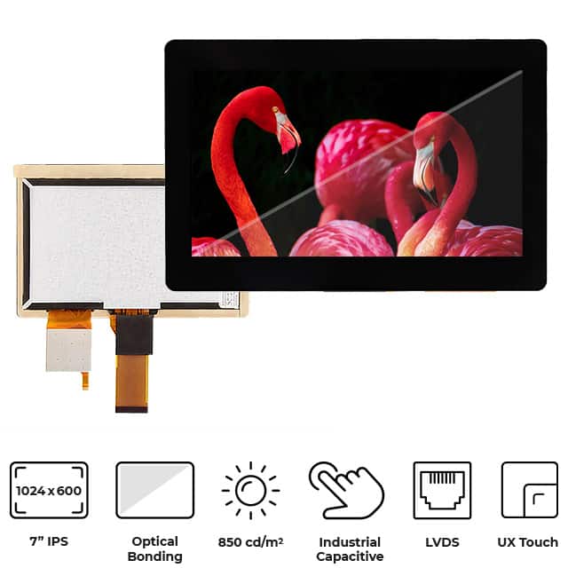 RVT70HSLNWC00-B 7.0 TFT IPS HB PCAP OPTICAL BOND