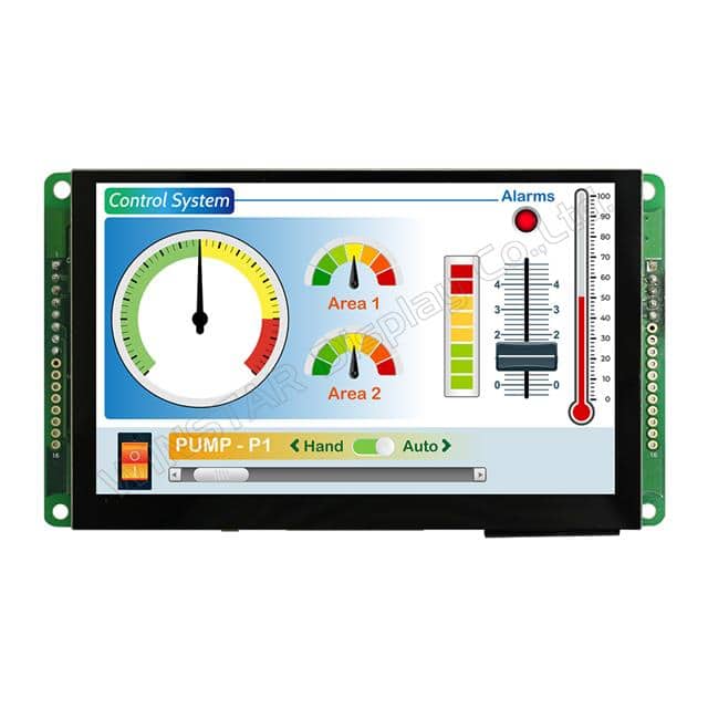 WL0F00050000FGAAASA00 5 inch CAN Bus TFT Display