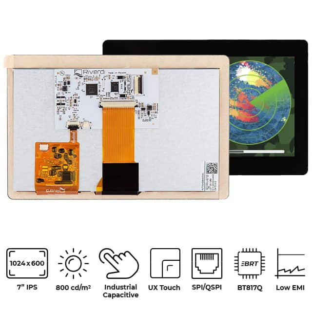 RVT70HSBNWC00 7" IPS TFT BT817Q PCAP HI BRIGHT