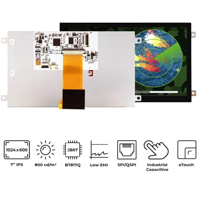 RVT70HSBFWCA0 7" IPS TFT BT817Q PCAP HI BRIGHT