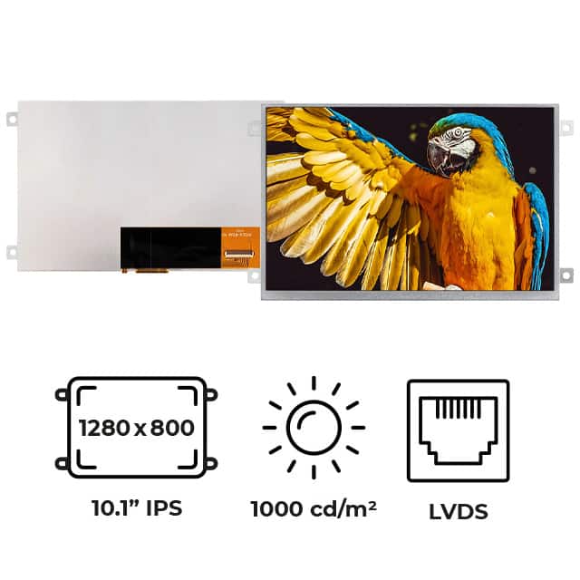 RVT101HVLFWN00 10.1" TFT IPS HIGH BRIGHTNESS