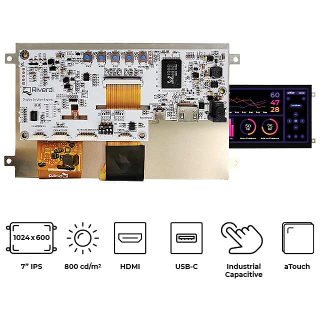 RVT70HSHFWCA0 7" TFT IPS HDMI PCAP HIGH BRIGHT