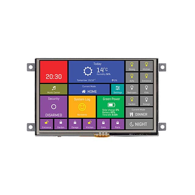 MIKROE-2284 LCD DISPLAY 5" 800X480