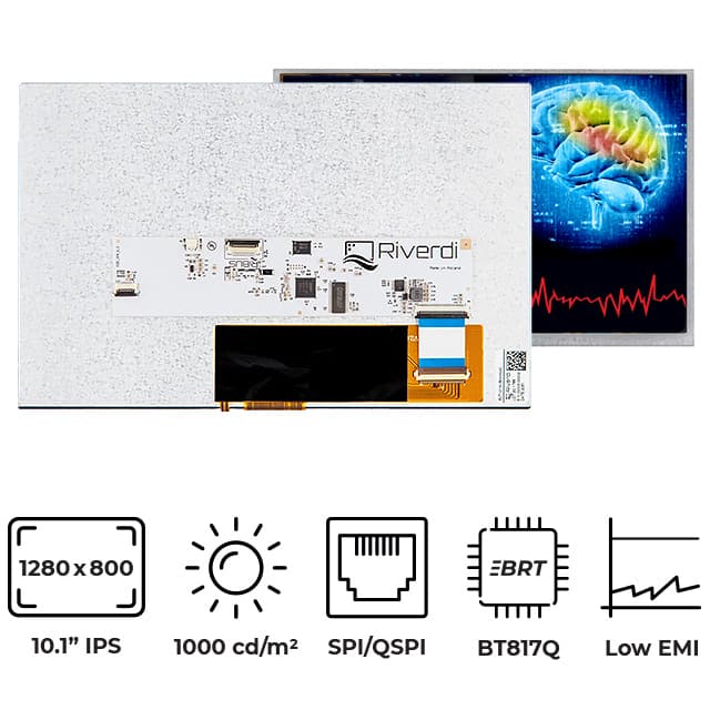RVT101HVBNWN00 10.1" IPS TFT BT817Q HIGH BRIGHT