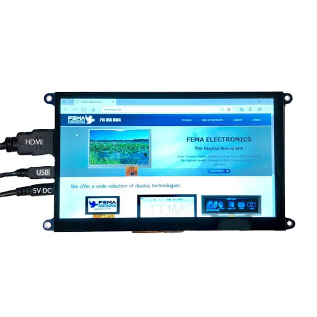 GM1024600S-70-TIX2-HTGG-HDMI-KIT LCD DISP TFT 7.0" 1024X600