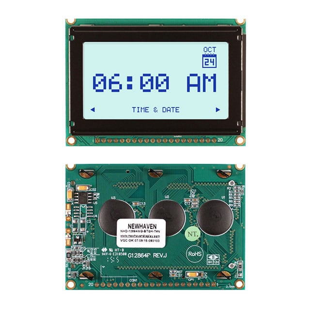 NHD-12864WG-BTGH-TN# LCD MOD GRAPH 128X64 WH TRANSFL