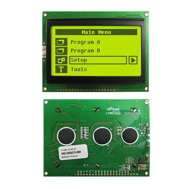 NHD-12864AZ-FL-GBW LCD MOD GRAPH 128X64 Y/G TRANSFL