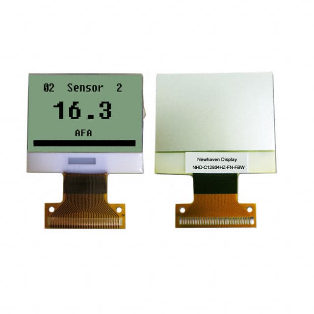 NHD-C12864HZ-FN-FBW LCD COG GRAPH 128X64 NO TRANSFL
