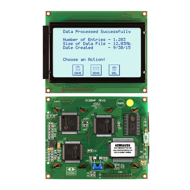 NHD-12864WG-FTGH-VZ# LCD MOD GRAPHIC 128X64 TRANSFL