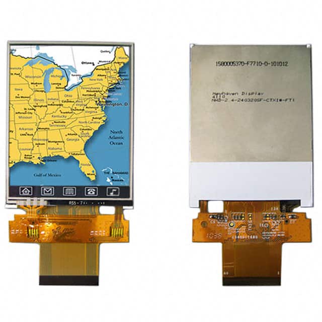 NHD-2.4-240320SF-CTXI#-FT1 LCD TFT 2.4" 240X320 40P TCHPNL