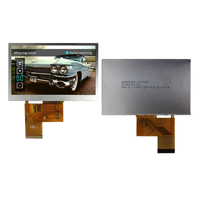 NHD-4.3-480272EF-ATXL# LCD TFT 480X272 6 OCLK VIEW
