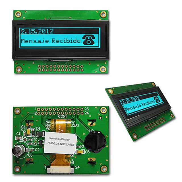 NHD-2.23-12832UMB3 OLED GRAPH MULTIFONT BLUE 2.23
