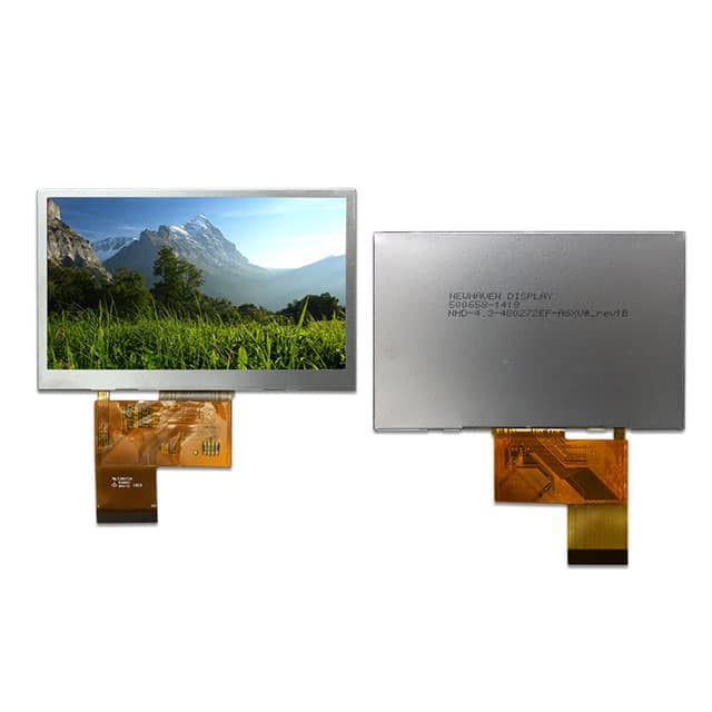NHD-4.3-480272EF-ASXV# LCD TFT 480X272 HIGH BRIGHT