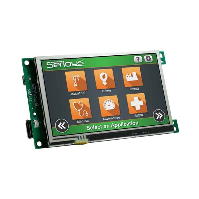SIM231-A02-N32ALM-10 LCD MODULE 4.3" 480X272X24BPP MV