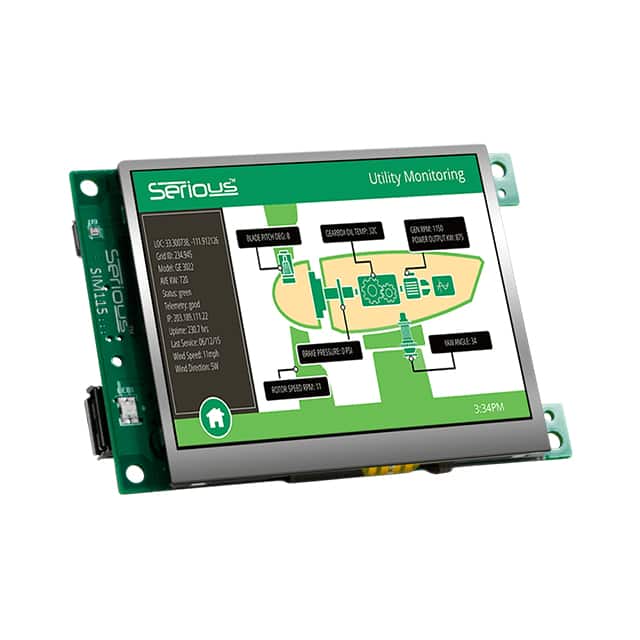 SIM115-A02-N55ALL-10 LCD MODULE 3.5" 320X242X24BPP TF