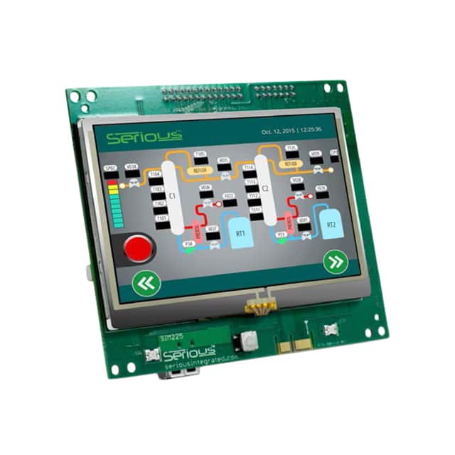 SIM225-A03-R32AWL-10 LCD MODULE 4.3" 480X272X16BPP TF
