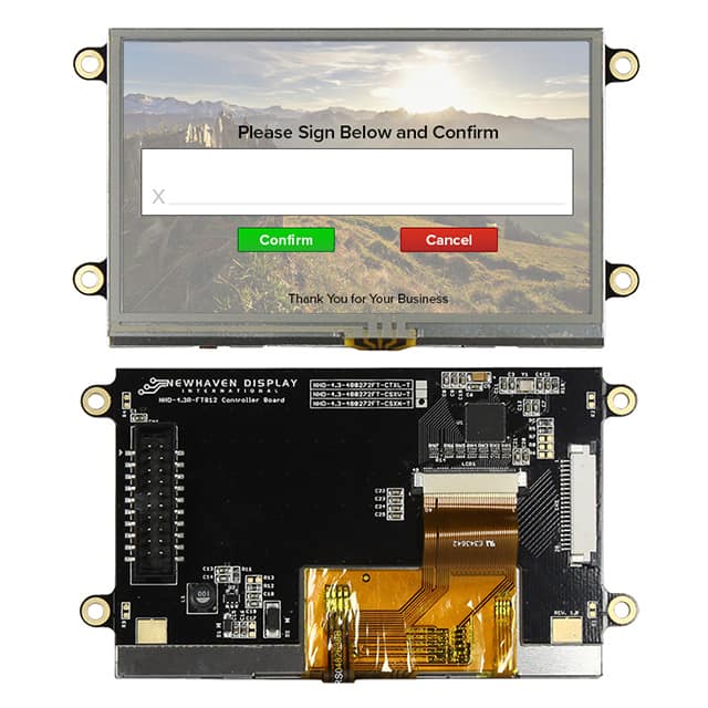 NHD-4.3-480272FT-CSXN-T LCD DISPLAY TFT 4.3" 480X272