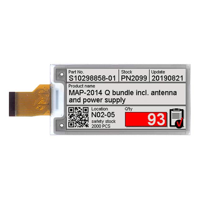 E2266FS092 2.66" EPD, SPECTRA, W.ITC