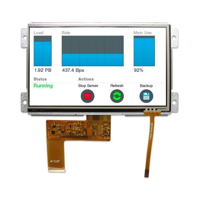 NHD-7.0-800480MB-ATXL-T 7.0" MOUNTABLE STANDARD TFT