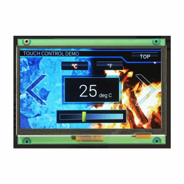 GT800X480A-1303P LCD TFT TOUCH DVI WVGA 7"