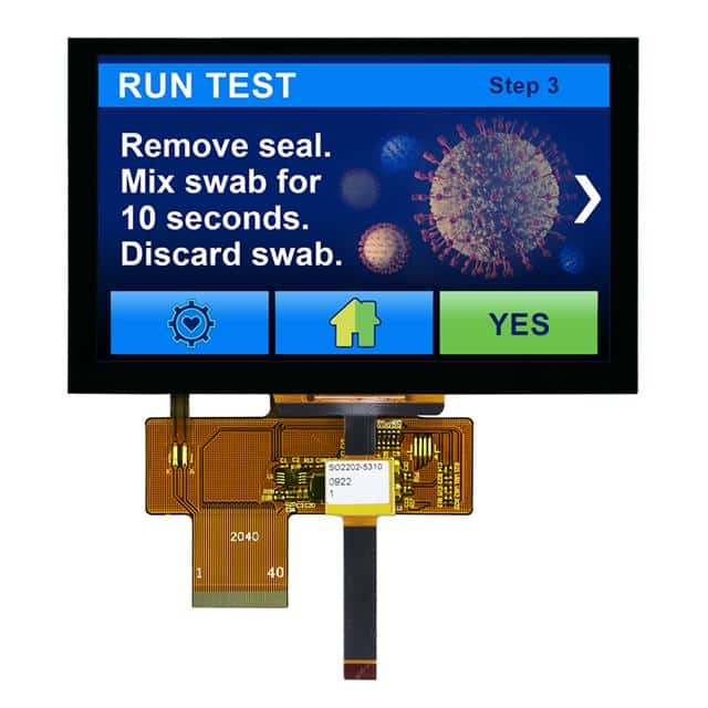 NHD-5.0-800480TF-ASXN-CTP 5" SUNLIGHT READABLE TFT 840X480
