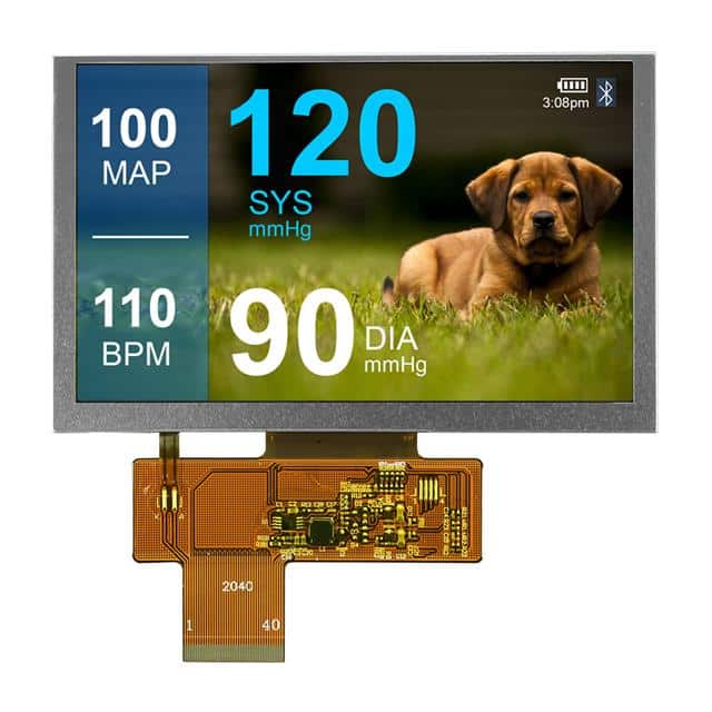 NHD-5.0-800480TF-ASXN 5" SUNLIGHT READABLE TFT 840X480