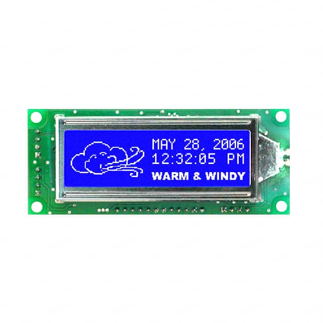 GLK12232-25-SM-WB LCD GRAPHIC DISPL 122X32 BLU/WHT