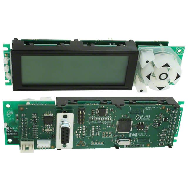GLK19264-7T-1U-USB-FGW LCD FFSTN GRAY/WHT USB