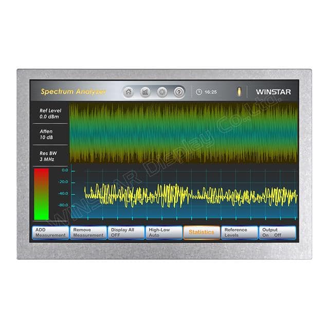 WF70B6SWAGLNN0 7 inch 800x480 Wide Temperature