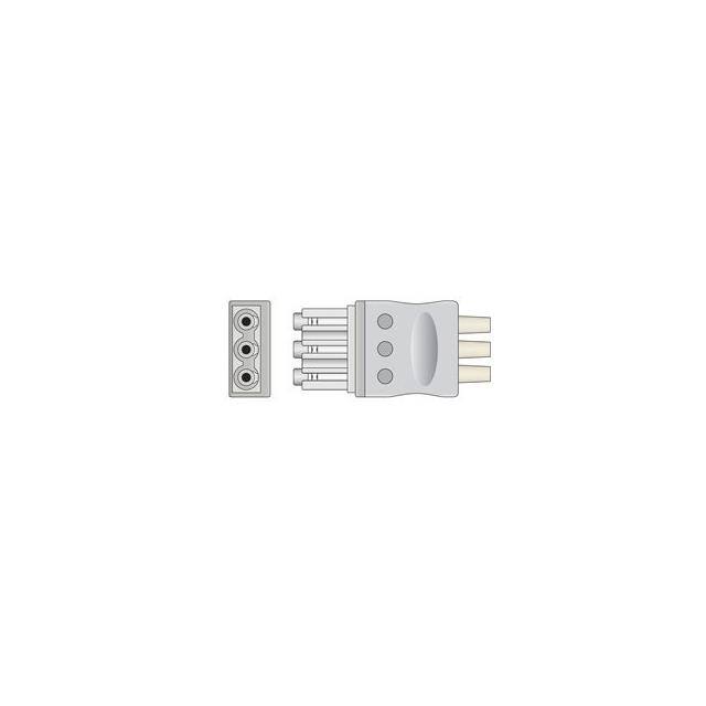 LDW-03AK-29AS-0000 ECG LEADWIRES Replacement for Curbell LDW-03AK