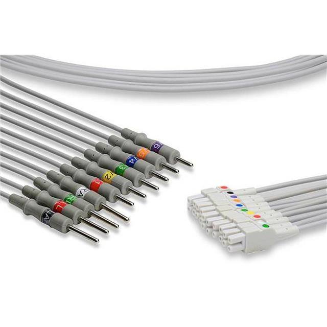 MAC 5000 EKG LEADWIRES NEEDLE Replacement for Marquette Mac 50
