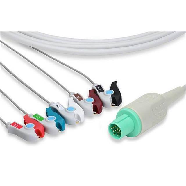 C2555P0 DIRECT-CONNECT ECG CABLES Replacement for Hellige C2555P0