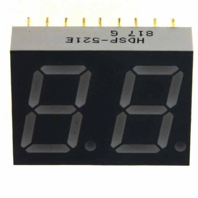 HDSP-521E DISPLAY 7SEG 0.56" DBL RED 18DIP