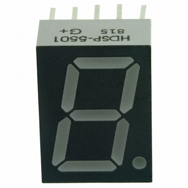 HDSP-5501 DISPLAY 7SEG 0.56" SGL RED 10DIP