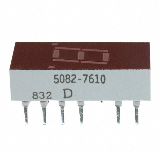 5082-7610 DISPLAY 7-SEG 0.3" SGL RED 14DIP