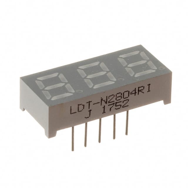 LDT-N2804RI DISPLAY 7SEG 0.28" TRP RED 12DIP